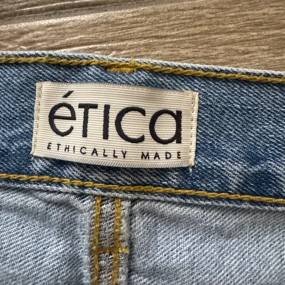 Etica Sky Blue Wide Leg Jeans - Picture 5 of 6